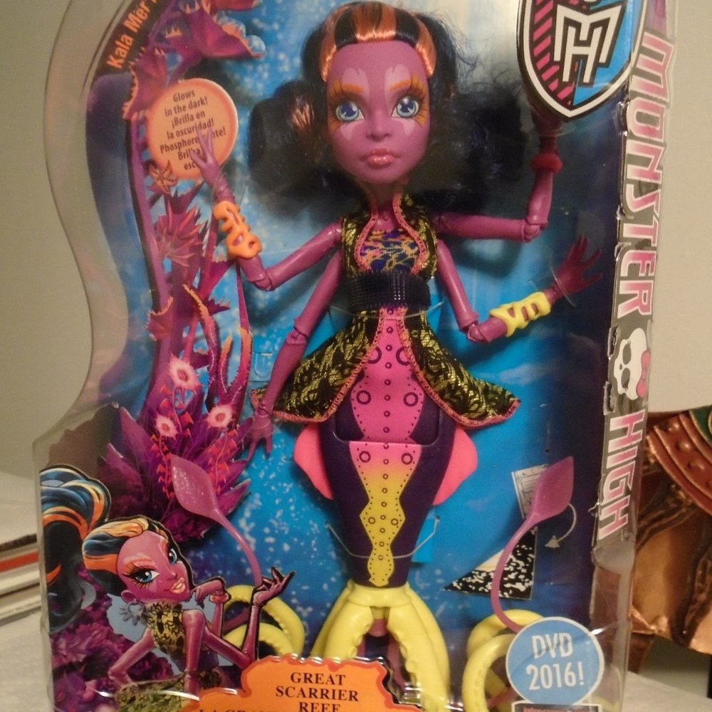 MATTEL, MONSTER HIGH, GREAT SCARRIER REEF, KALA MER'RI, DOLL, BRAND NEW!!